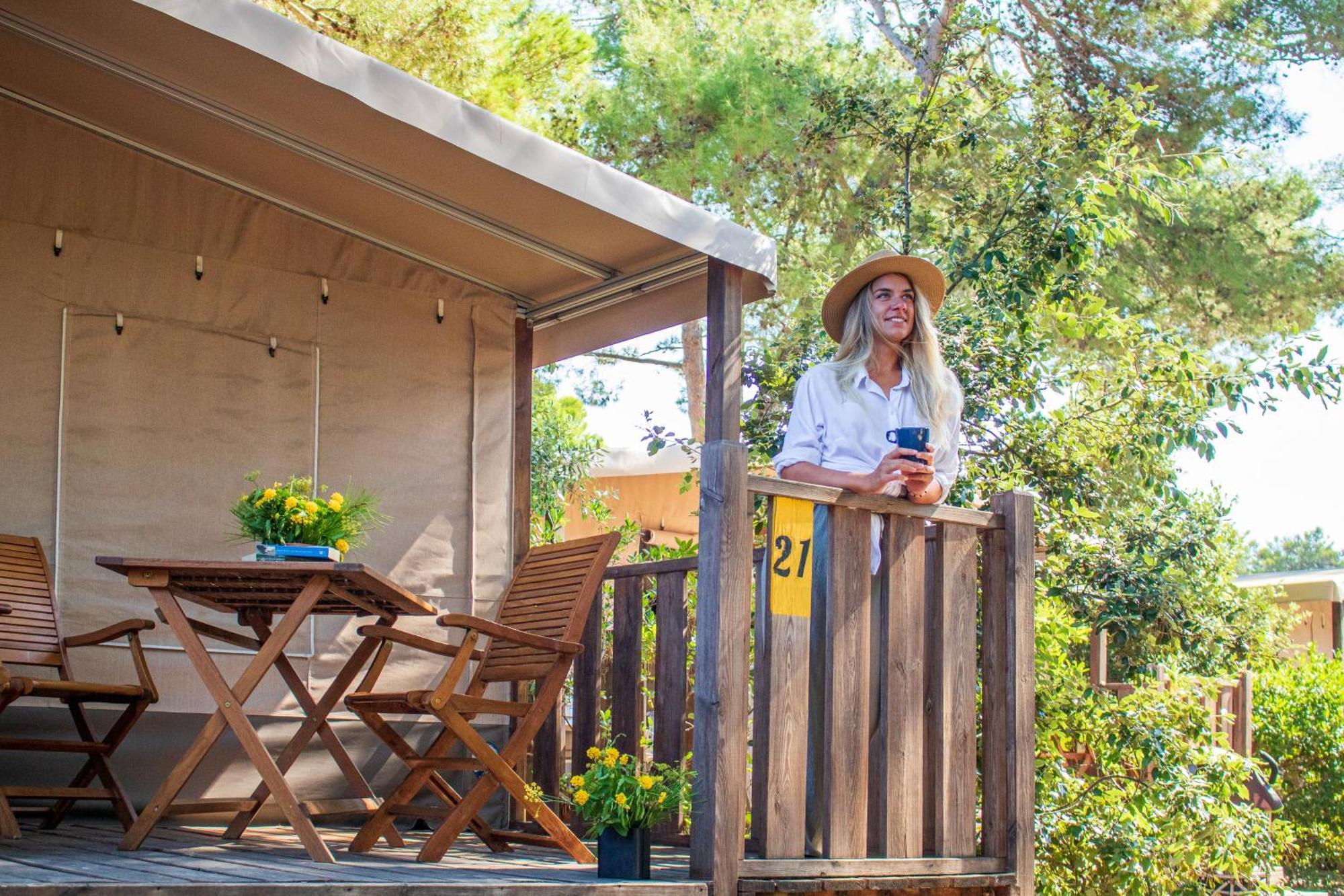 Zaton Holiday Resort Glamping Tents Nin Exterior foto